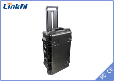 Video ricevitore portatile IP65 di COFDM con il ritardo basso di larghezza di banda dell'esposizione &amp; della batteria AES256 2-8MHz
