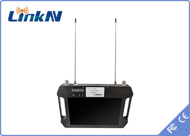Ricezione di diversità doppia dell'antenna del video ricevitore di COFDM AES256 H.264 2-8MHz con esposizione a pile