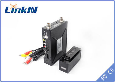 trasmettitore COFDM QPSK HDMI della polizia di 1-3km video &amp; crittografia bassa di ritardo AES256 di CVBS H.264