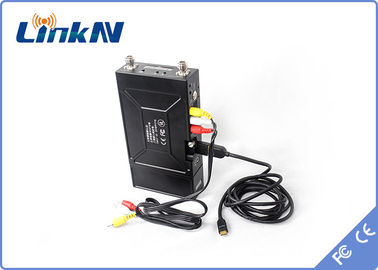 1U latenza bassa delle video antenne doppie montate su veicolo tattiche del ricevitore COFDM HDMI SDI CVBS