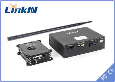 trasmettitore di programmazione dei dati COFDM del UAV di 10km &amp; ricevitore HDMI &amp; crittografia 300-2700MHz di CVBS AES256