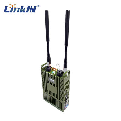 Crittografia IP66 del IP MESH Radio Video Data MANET 4W MIMO 4G GPS/BD PPT WiFi AES a pile