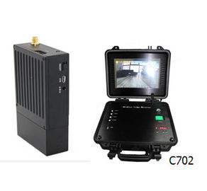Video crittografia portatile H.264 del ricevitore HDMI CVBS AES256 di COFDM con la batteria