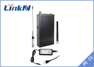 LKAV1605 COFDM Video Transmitter QPSK HDMI &amp; CVBS H.264 Low Delay AES256 Crittografia con batteria