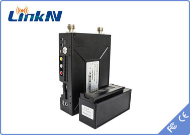 trasmettitore COFDM QPSK HDMI della polizia Corpo-consumata di 1-3km video &amp; crittografia bassa di ritardo AES256 di CVBS H.264