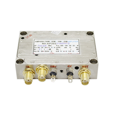 43dBm amplificatore di potenza di PA Cofdm per il video Uav 200 - 2700mhz 24 - 35vdc del fuco di collegamento