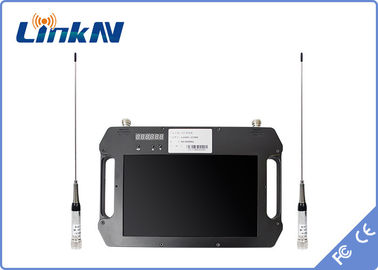 Video crittografia tattica del ricevitore FHD CVBS COFDM QPSK H.264 AES256 con esposizione e la batteria