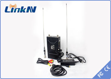 Lunga autonomia COFDM QPSK HDMI trasmettitore Corpo-consumato della polizia del video &amp; crittografia di CVBS AES256 a pile