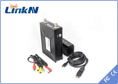 LKAV1506 Trasmettitore video della polizia a batteria a lungo raggio COFDM HDMI &amp; CVBS H.264 AES256 a basso ritardo