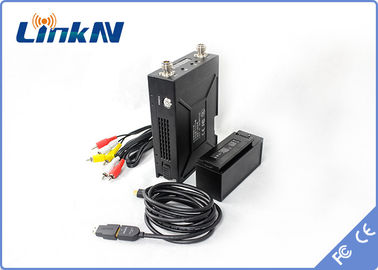 2W video trasmettitore militare crittografia bassa di ritardo AES256 di COFDM QPSK HDMI &amp; di CVBS H.264