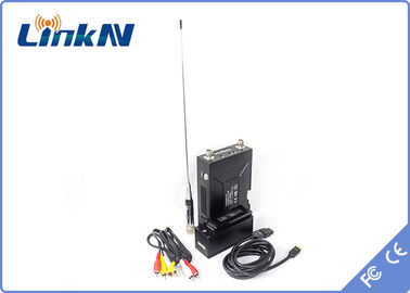 LKAV1508 Polizia militare Manpack tattico COFDM Video trasmettitore Intercom bidirezionale