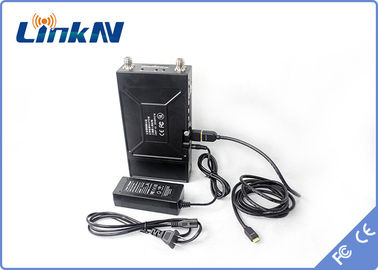 Video trasmettitore senza fili COFDM QPSK HDMI &amp; output di forza motrice basso di crittografia 2W di ritardo AES256 di CVBS H.264