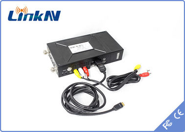 Video modulazione tattica H.264 citofono bidirezionale di crittografia a pile di CVBS & di HDMI del trasmettitore COFDM di Manpack AES256