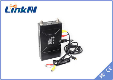 LKAV1605 COFDM Video Transmitter QPSK HDMI &amp; CVBS H.264 Low Delay AES256 Crittografia con batteria