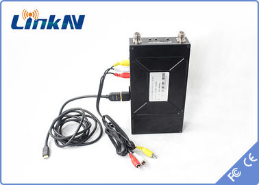 Citofono bidirezionale di HD di video crittografia tattica del trasmettitore 1-3KM Manpack HDMI CVBS AES256