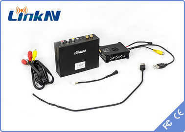 crittografia bassa di latenza H.264 AES256 di 10km Mini Wireless Audio Video Transmitter COFDM