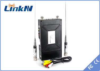 Video modulazione tattica H.264 citofono bidirezionale di crittografia a pile di CVBS & di HDMI del trasmettitore COFDM di Manpack AES256