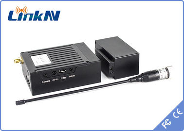LKAV1519 Detective Mini Video Transmitter 1km COFDM Low Delay H.264 High Security AES256 Crittografia Alimentata da batteria