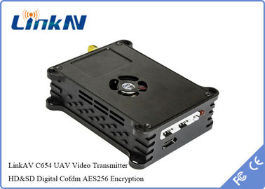 LKAV1614 Drone Data Link UAV HD/CVBS Video trasmettitore AES256