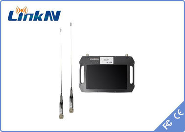 Ricevitore video COFDM alimentato a batteria HDMI CVBS con ricezione della diversità del display AES256 DC 12V