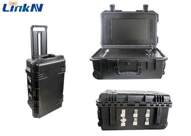 Ricevitore video COFDM con batteria e display AES256 crittografia a 4 canali IP65