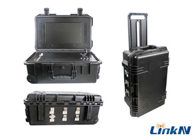 ricevitore tattico di 4-Channel IP65 COFDM video con crittografia dell'esposizione &amp; della batteria AES256