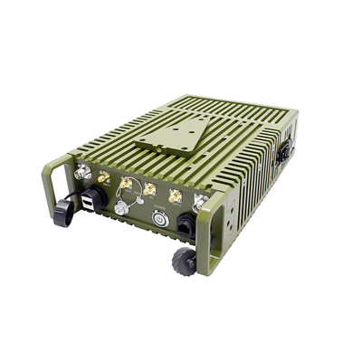 Manpack militare MANET Radio 43dBm AES256 FHSS Frequenza salta AES256
