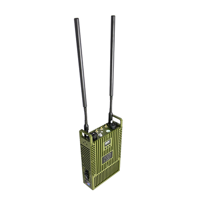 Manpack militare MANET Radio 43dBm AES256 FHSS Frequenza salta AES256