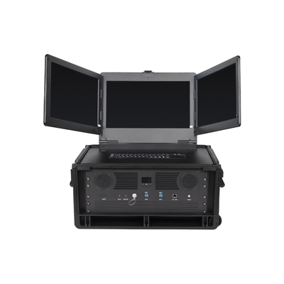 Stazione di comando a tre schermi 43dBm MANET FHSS IP Mesh Radio