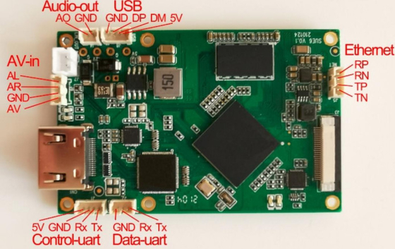 LKAV1649 1W 15KM COFDM Video Transmitter Module PCBA Motherboard