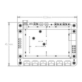 LKAV6614 Peso leggero OEM Mainboard 5 km UAV PCBA Video Data Link Module