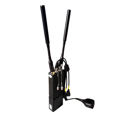 Output di forza motrice tattico del IP MeSH Radio Video Voice Intercom 4W AES256 80Mbps 350MHz-4GHz personalizzabile