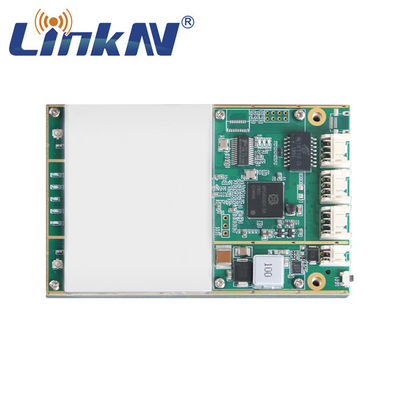IP MESH Radio Module 4W MIMO AES256 350MHz-4GHz della polizia militare personalizzabile
