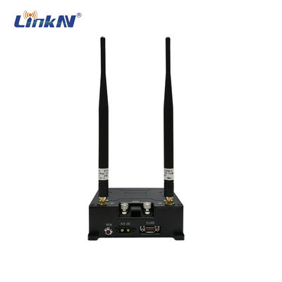 Larghezza di banda AES DC12V-24V del UAV della polizia alta di programmazione dei dati 10km del IP di Multi-luppolo radiofonico militare della MAGLIA
