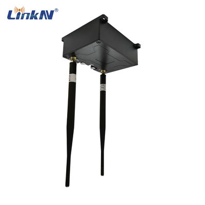 Larghezza di banda AES DC12V-24V del UAV della polizia alta di programmazione dei dati 10km di Multi-luppolo militare del IP MESH Relay