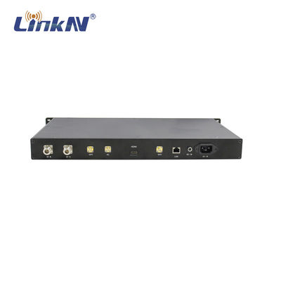 LKAV3307 Radio wireless militare comunica 1U con montaggio su rack 4W MIMO FHSS IP MESH per esterni